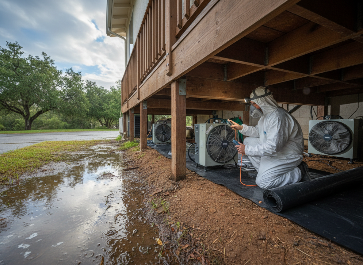 Preventing Crawl Space Mold After Heavy Storms in La Crescenta