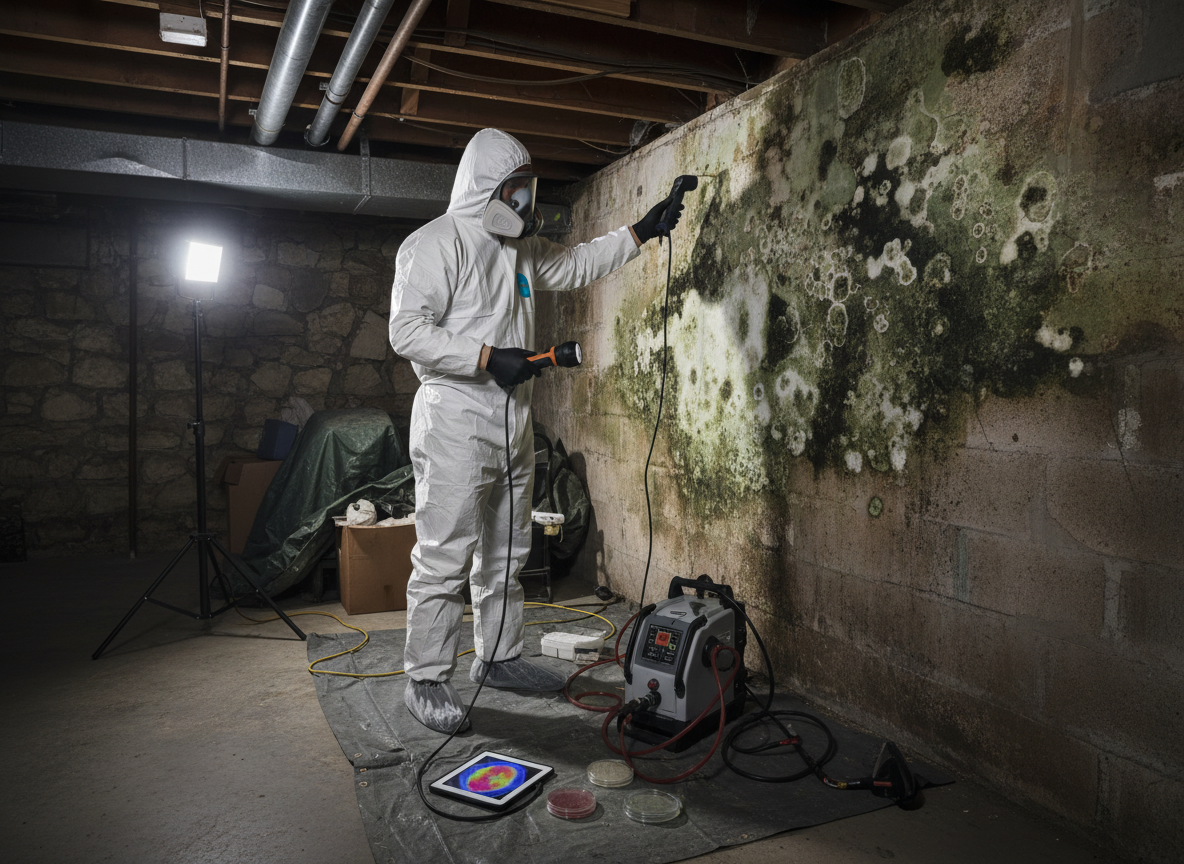 Basement Mold Inspection in La Crescenta, CA