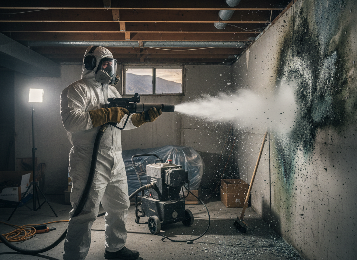 Dry Ice Blasting Mold in La Crescenta, CA