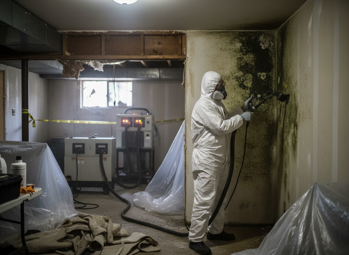 Water Damage Mold Remediation in La Crescenta, CA
